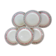 6 vintage flat plates from Céranord St Amand
