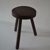 Brutalist modernist tripod stool 1950