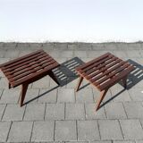 Pair of massive Reconstruction furniture mahogany side Tables