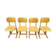Lot de 4 chaises Casala - vintage