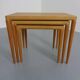Danish Oak Nesting Tables by H.W. Klein for Bramin, 1960s, Set of 3