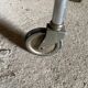 Vintage 1960s folding bar trolley on wheels