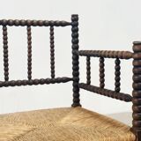 1930's Bobbin easy chair low back