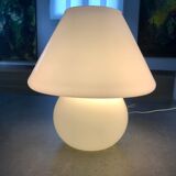 Glass mushroom lamp