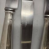 12 silver-plated knives from the mid-20th century