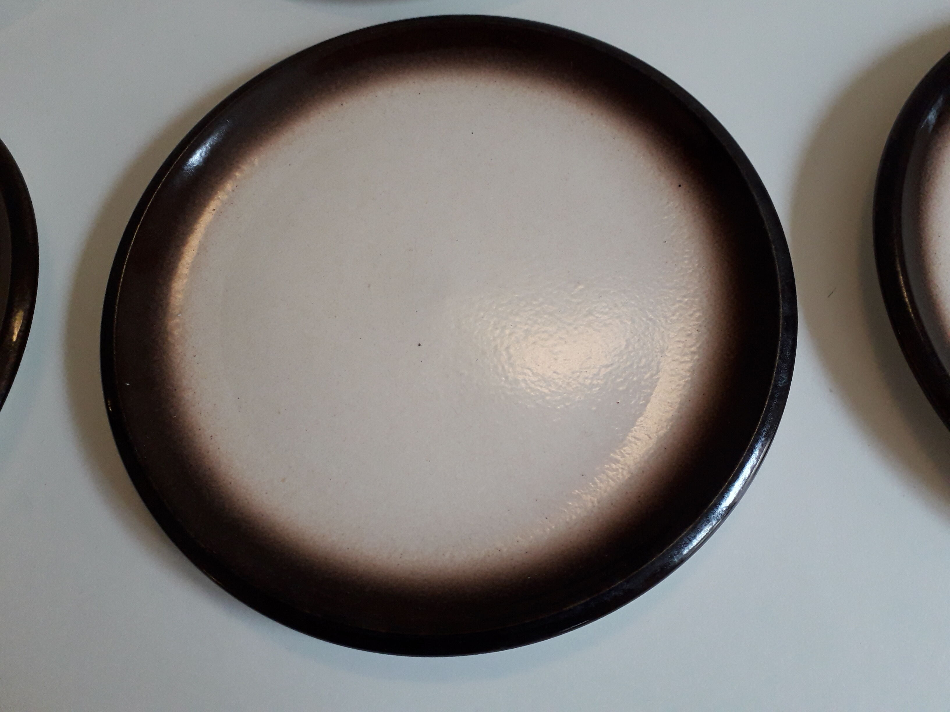 Set of 6 dessert plates La Louvière Belgium