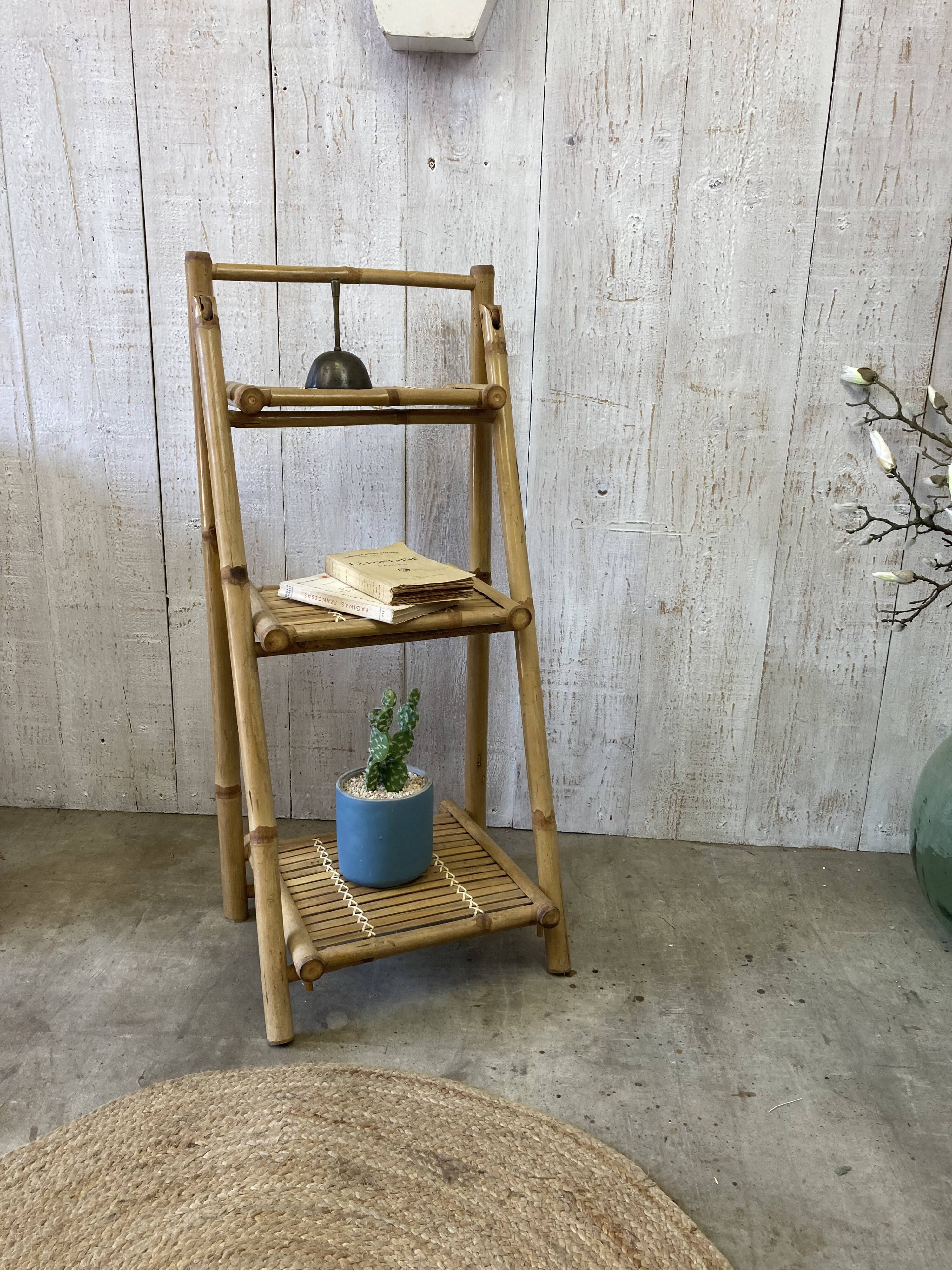 Rattan shelf