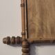 Antique turned wooden mirror in bamboo style, late 19th century A116