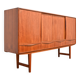 Enfilade danoise en teck – buffet scandinave vintage 196 cm