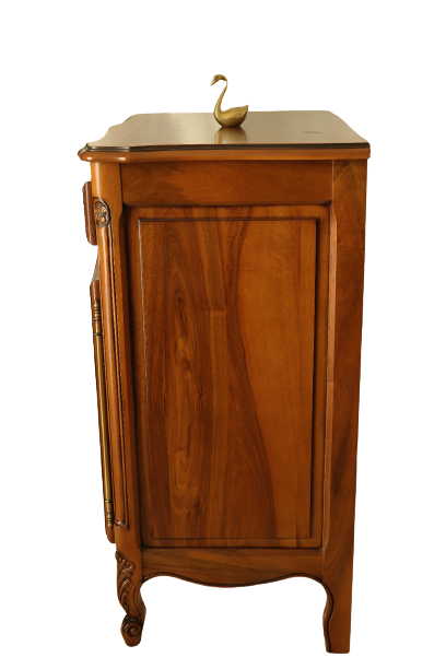 Confiturier en noyer vintage style Louis XV