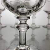 Set of 6 glasses balloons with Venetian ribs