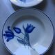 Set of 6 deep plates, Simone Moulin des Loups model