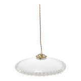 Suspension en opaline blanche