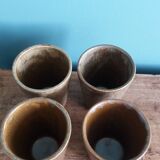 Digoin stoneware mugs, glasses, and cups.