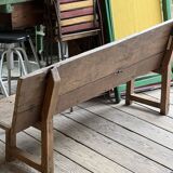 Wooden bench