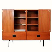 Japanese series CU04 highboard/Bar by Cees Braakman for Pastoe - 1950s