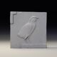 Bas-relief avec poussin de caille – Reproduction en plâtre de la période pt