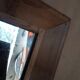 Miroir epais bois brut naturel 82/72cm - 1940
