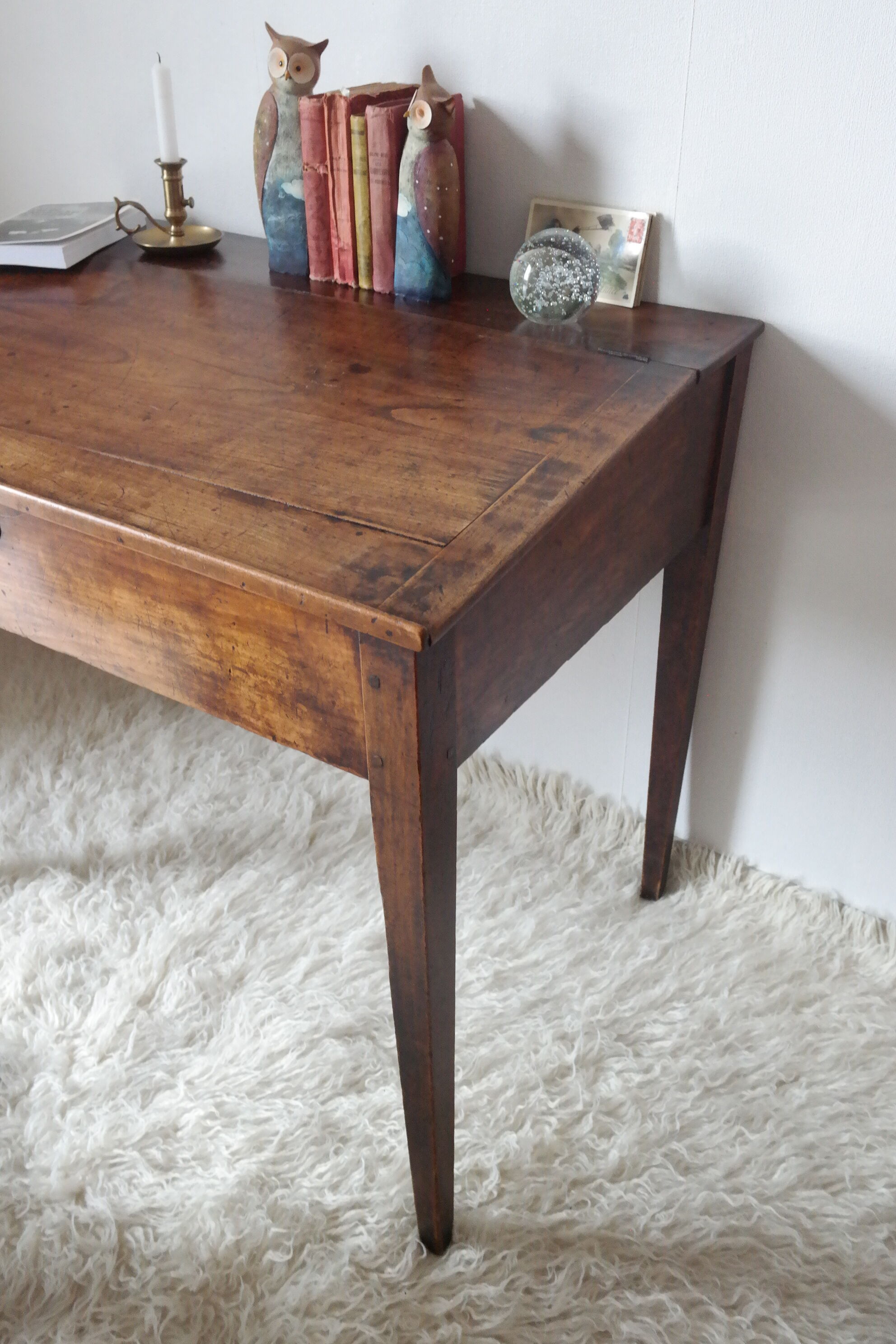 Old desk in walnut school master