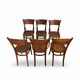 Set of six Authentic antique bentwood chairs, Antonio Volpe