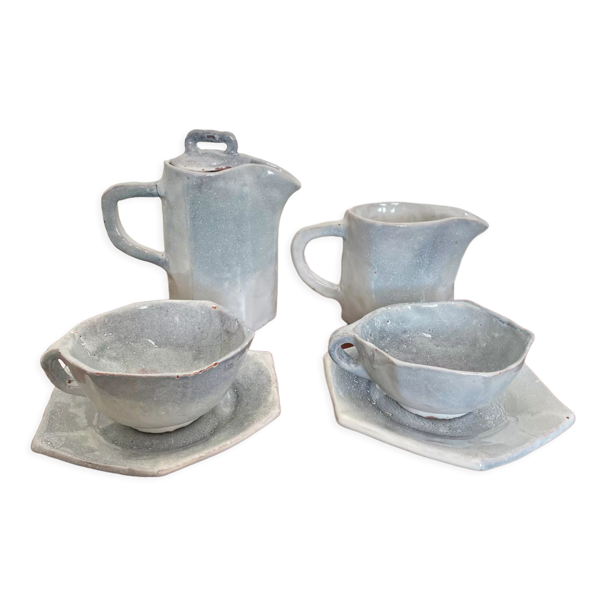 Vintage ceramic coffee service Idlas "felucca"