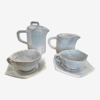 Vintage ceramic coffee service Idlas "felucca"