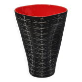 Jean de Lespinasse grand vase n° 308 décor scarifié Nice 1950s
