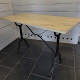 Bistro table with marble top