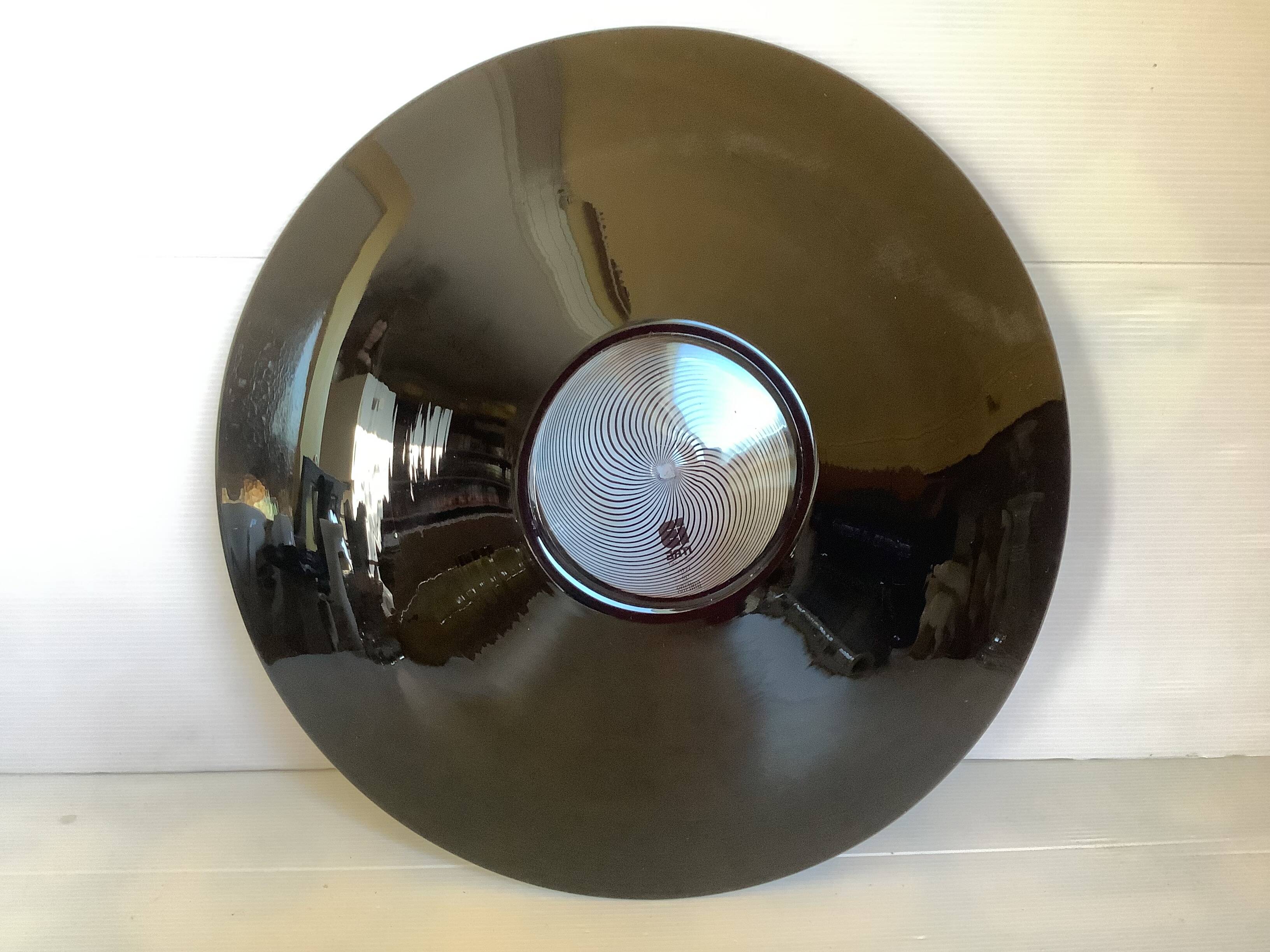 Murano Itre Vetri large spiral dish bowl