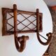 1960s rattan coat rack