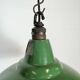 Industrial British Green Enamel Factory Pendant Lamp from Maxlume, 1960s