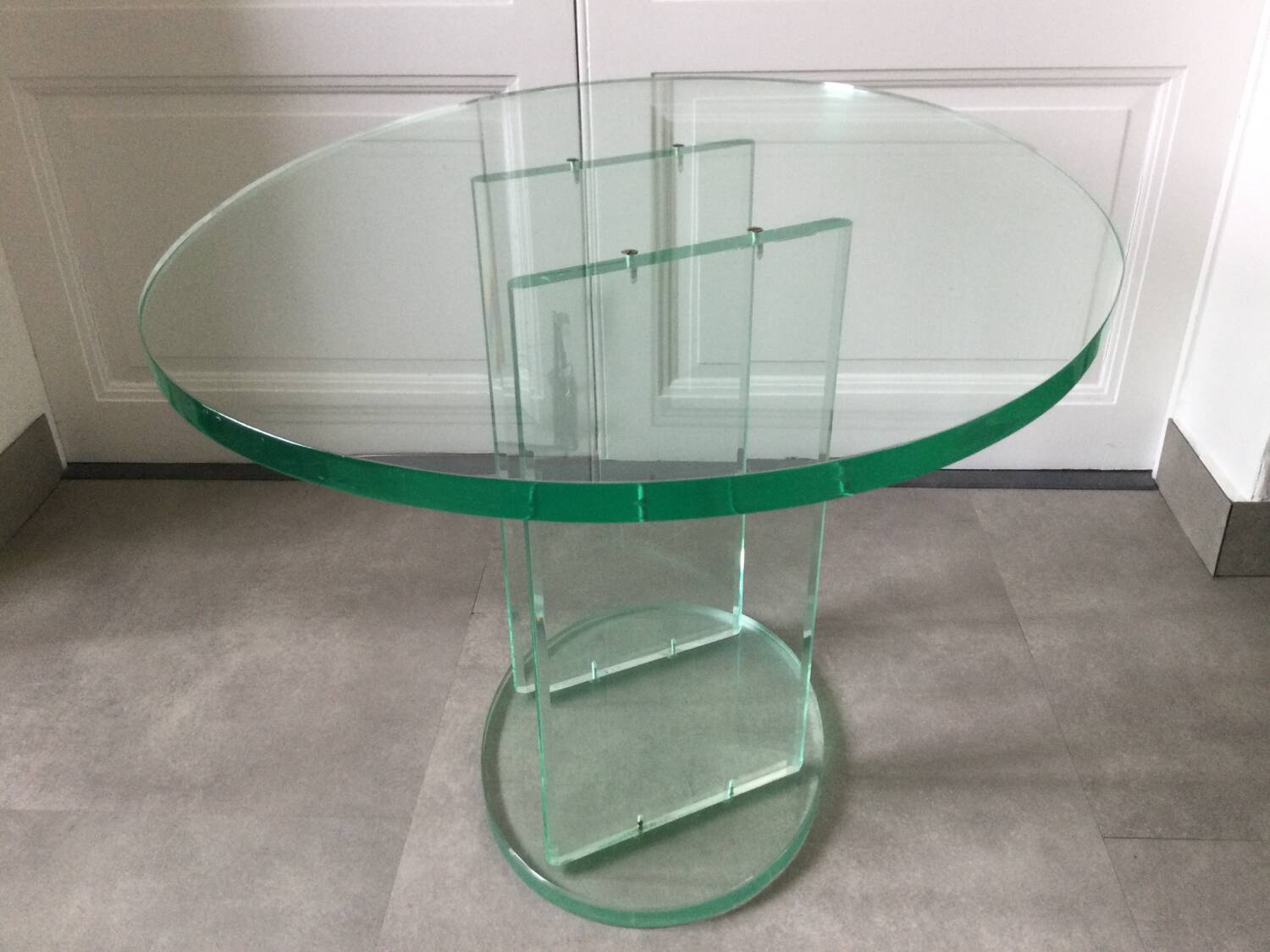 Vintage plexiglass coffee table