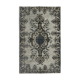 Tapis fait à la main distressed anatolian 1980s 166 cm x 261 cm tapis gris