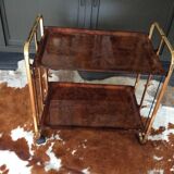 Folding rolling trolley