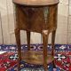 3-drawer side table in rosewood and oak, 1970s Louis XV style work