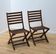 Paire de chaises de jardin Cattie