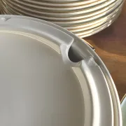 Villeroy & Boch table service in celadon green and ivory - 102 pieces