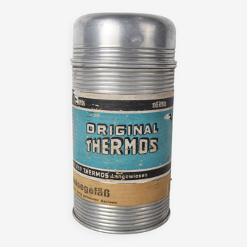 Aluminum Thermos from Veb Thermos Langewiesen, circa 1940's.