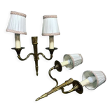 Set of 2 wall lights 1950/60