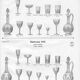 Saint-louis set of 10 white wine glasses in cut crystal vic 1930 13cm