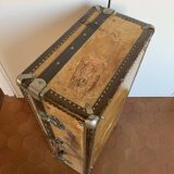Malle cuir vintage