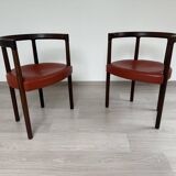 Set of 2 Scandinavian chairs Ole Gjerløv-Knudsen & Torben 1960