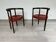 Lot de 2 chaises scandinave   Ole Gjerløv-Knudsen & Torben 1960