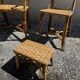 Vintage woven rattan set