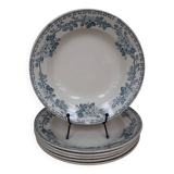 6 soup plates in Terre de Fer, Guadeloupe, St Amand and Hamage Nord