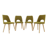 1960s Oswald Haerdtl ,Set of 4 Dining Chairs by TON, Czechoslovakia