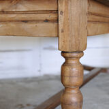 Natural wooden farm table - XIXth century