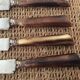 Series of 9 cheese knives