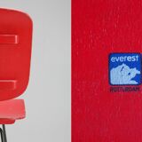Dutch modernist tabouret by Coen De Vries - 1950s
