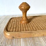 Rattan coat rack and canning